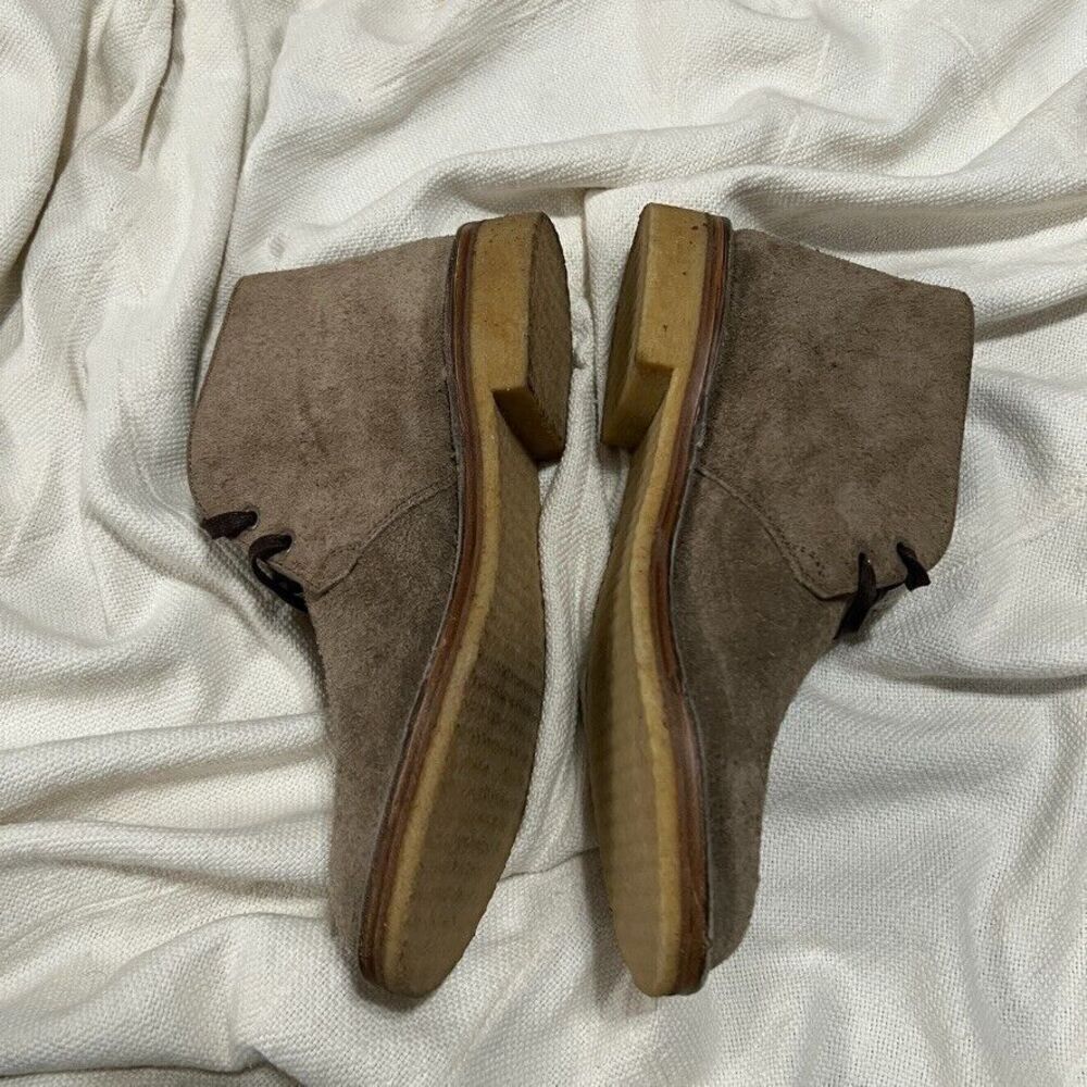 Gucci Moreau Embroidered Suede Chukka Boots Men's 7.5 NEW - Picture 4 of 11
